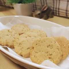 รูปของ 全粒粉とはちみつの胡麻クッキー