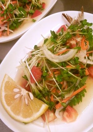 イワシの揚げ焼き、さっぱり野菜添え-レシピのメイン写真