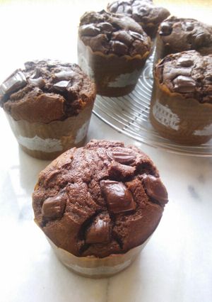 しっとり幸せ♪チョコマフィン-レシピのメイン写真