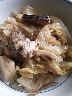 キャベツと鯖の水煮缶の煮物♡-レシピのメイン写真
