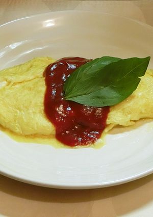 クリームチーズオムレツ-レシピのメイン写真