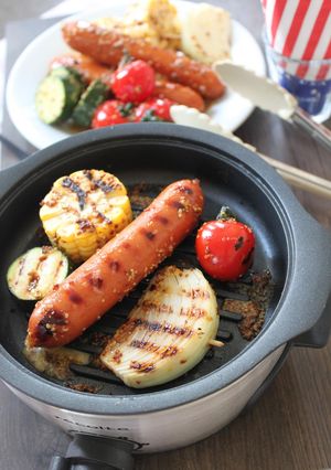 ジョンソンヴィルと夏野菜グリル-レシピのメイン写真