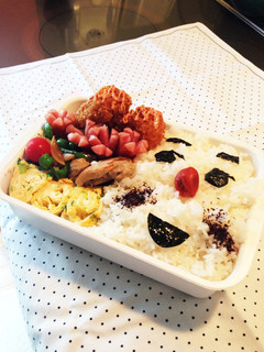 カニクリームコロッケ弁当-レシピのメイン写真