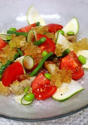 おもてなしにも☆簡単夏野菜のジュレサラダ-レシピのメイン写真