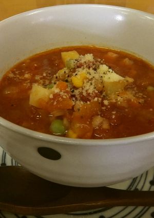 ☆野菜を食べよう！ミネストローネ☆-レシピのメイン写真