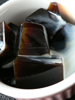 コーヒー寒天ゼリー練乳がけ-レシピのメイン写真