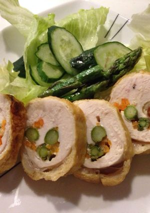 鶏胸肉の油あげ巻-レシピのメイン写真