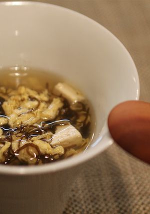 もずくと豆腐のかき玉スープ-レシピのメイン写真