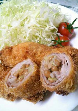 納豆肉巻フライ-レシピのメイン写真