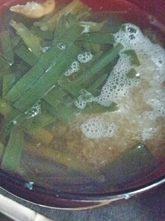 ニラと大根おろしの汁物-レシピのメイン写真