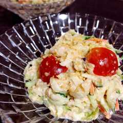 รูปของ ミックス野菜とツナのピーナッツサラダ