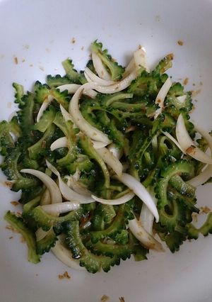 ゴーヤと玉ねぎの鰹ポン酢-レシピのメイン写真