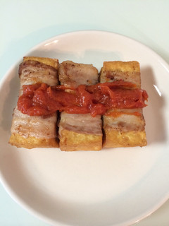 チリソースで肉巻き豆腐♪-レシピのメイン写真