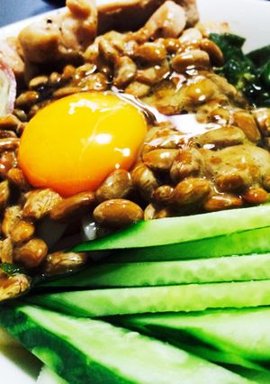 オクラと納豆のネバネバ冷やしうどん-レシピのメイン写真