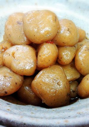 玉こんにゃくの煮物-レシピのメイン写真