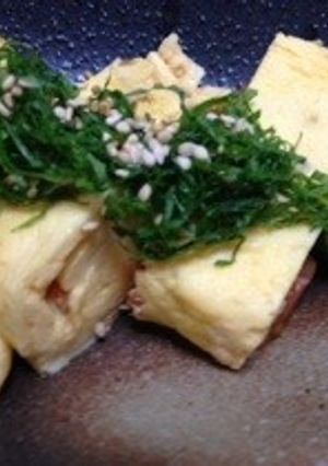 簡単トマトの出し巻き卵-レシピのメイン写真
