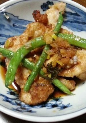 甘酢染み込む鶏むね肉唐揚げ-レシピのメイン写真