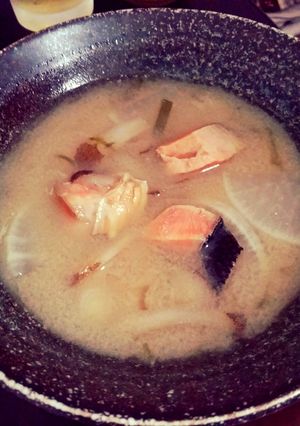 しょっぱい塩鮭で♪根菜もりもり鮭汁-レシピのメイン写真
