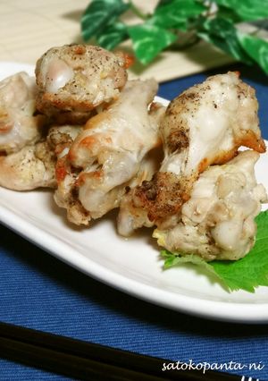 手羽元肉の塩レモンでさっぱり焼☆-レシピのメイン写真