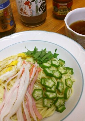 酸っぱくない！めんつゆで冷やし中華のたれ-レシピのメイン写真