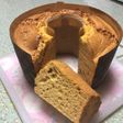 キャラメルクリームシフォンケーキ