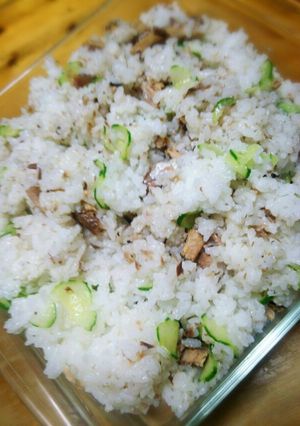 さんま塩焼き缶詰めの混ぜ寿司-レシピのメイン写真