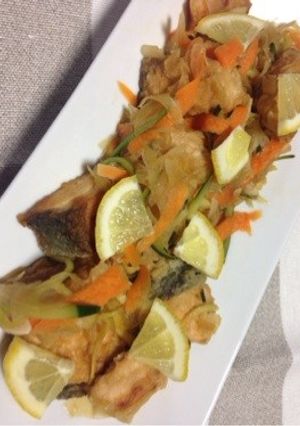 野菜たっぷり☆鮭の南蛮漬け-レシピのメイン写真