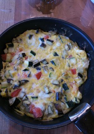 夏野菜のフリッタータ-レシピのメイン写真