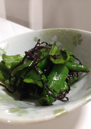 万願寺とうがらし昆布あえ☆-レシピのメイン写真