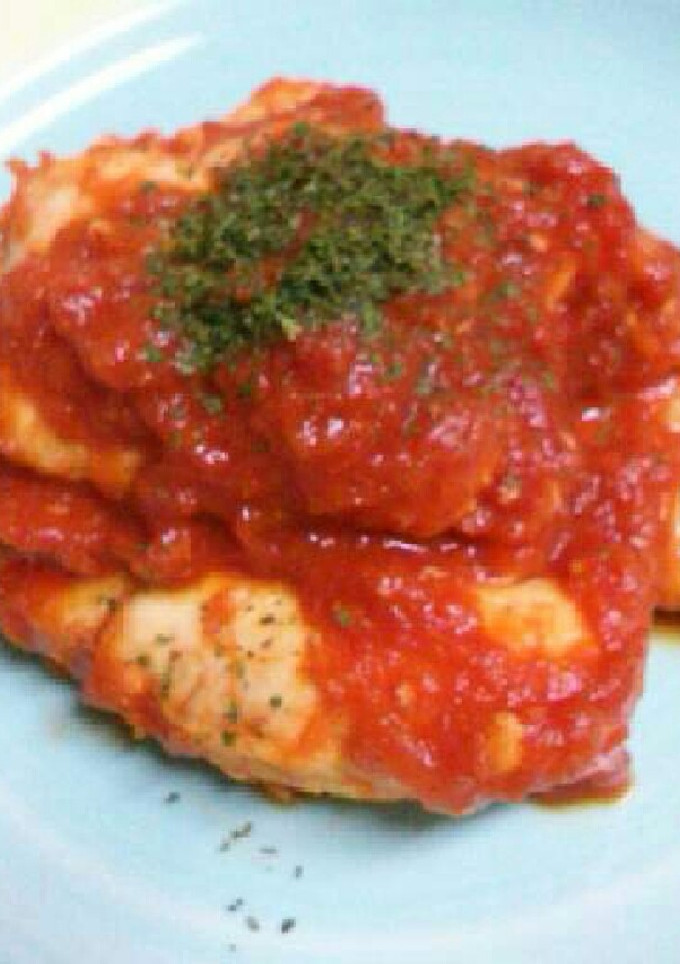 ささみのトマト煮-レシピのメイン写真