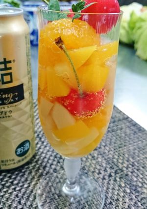 超～簡単♪　フルーツカクテルぅ♡-レシピのメイン写真