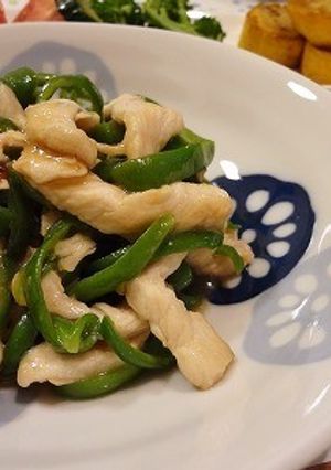 鶏胸肉とピーマンのスイートチリソース炒め-レシピのメイン写真