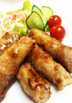 新生姜の肉巻き 照焼き♪-レシピのメイン写真