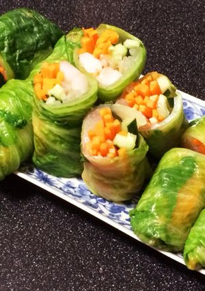 レタスの生春巻き-レシピのメイン写真