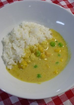 レンジで1分！手作りミルクカレー-レシピのメイン写真