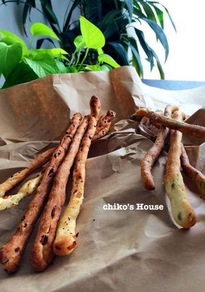 ベーコンガーリックと海苔塩のグリッシーニ-レシピのメイン写真