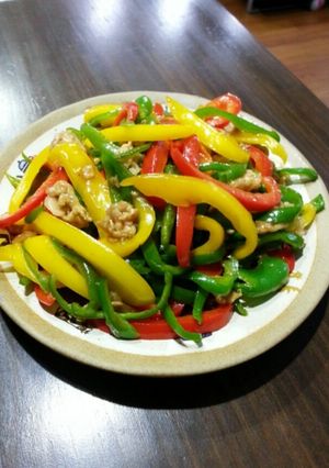 子供も大好き♪カラフル青椒肉絲-レシピのメイン写真