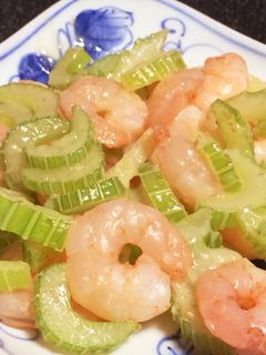 えびとセロリの中華風塩炒め-レシピのメイン写真
