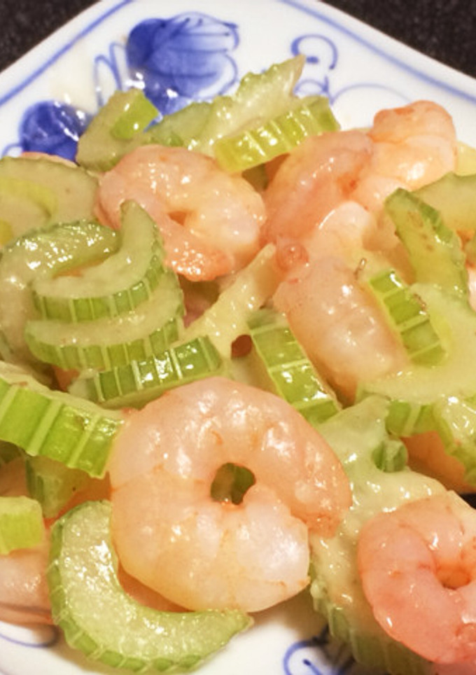 えびとセロリの中華風塩炒め-レシピのメイン写真