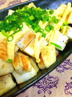 簡単★大人のはんぺん柚子胡椒バター焼き-レシピのメイン写真