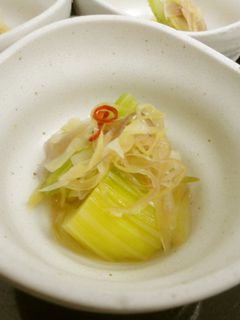 夏向き!セロリと茗荷の爽やか浅漬け-レシピのメイン写真