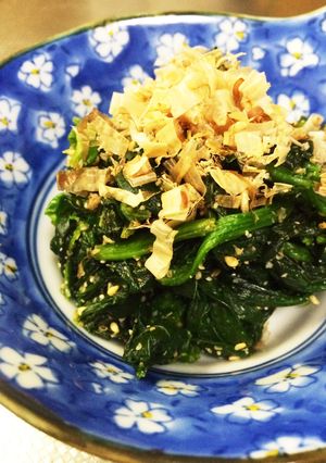 あと一品☆ほうれん草の胡麻和え-レシピのメイン写真