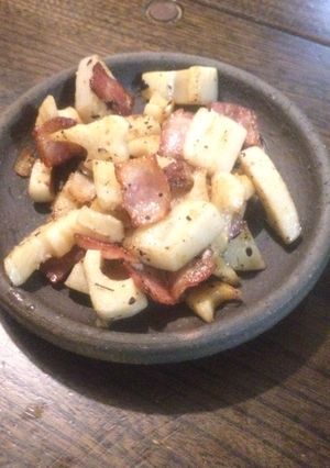 レンコンとベーコンの炒め物-レシピのメイン写真