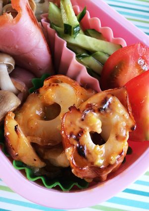 【お弁当のおかず】ちくわマヨケチャ炒め！-レシピのメイン写真