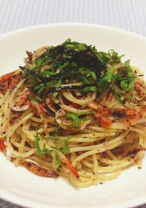 〖桜海老とゆかりのスパゲティ〗-レシピのメイン写真