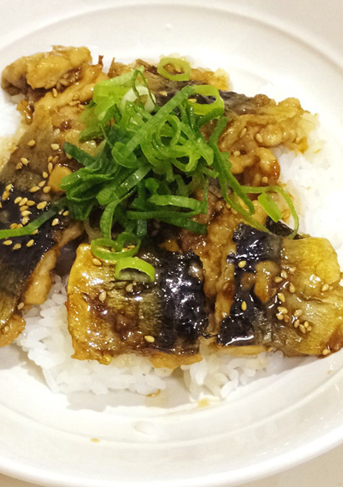 サンマの蒲焼き丼-レシピのメイン写真