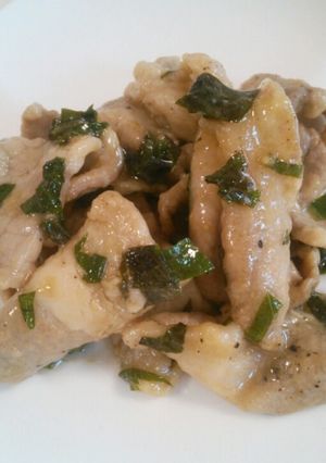 豚肉の青紫蘇炒め-レシピのメイン写真
