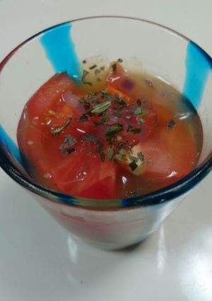 涼しげ☆お野菜のコンソメゼリー寄せ-レシピのメイン写真
