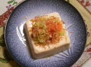 いつもあなたに明太ネギおかか乗っけ豆腐-レシピのメイン写真