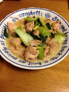 鶏肉と青梗菜のレモン風味-レシピのメイン写真